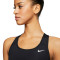 Nike Swoosh voor dames, niet-gewatteerd BH