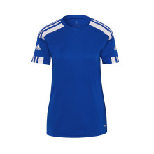 Dames Squadra 21 s/s Shirt Team koningsblauw-Wit