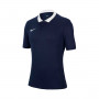 Dames Dri-Fit Park 20 s/s-Obsidiaan-Wit