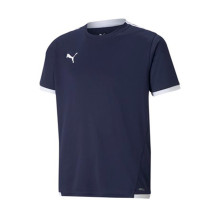 TeamLIGA m/c Niño Shirt Peacoat-Wit