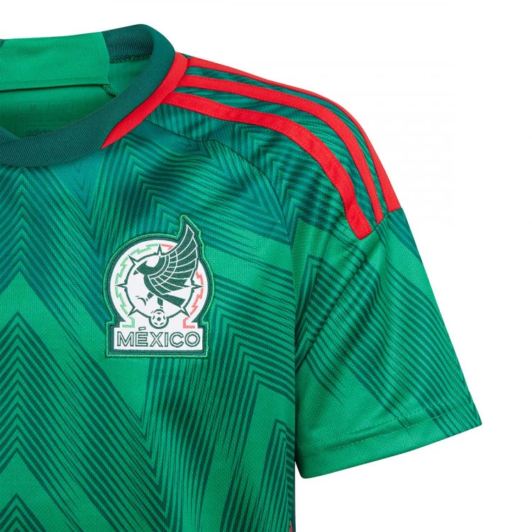 camiseta-adidas-mexico-primera-equipacion-world-cup-2022-nino-vivid-green-collegiate-green-2