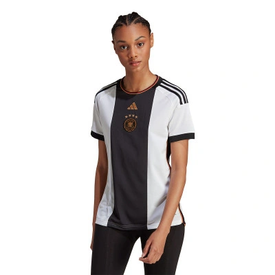 Alemania Segunda Equipación Mundial Qatar 2022 Mujer T-Shirt