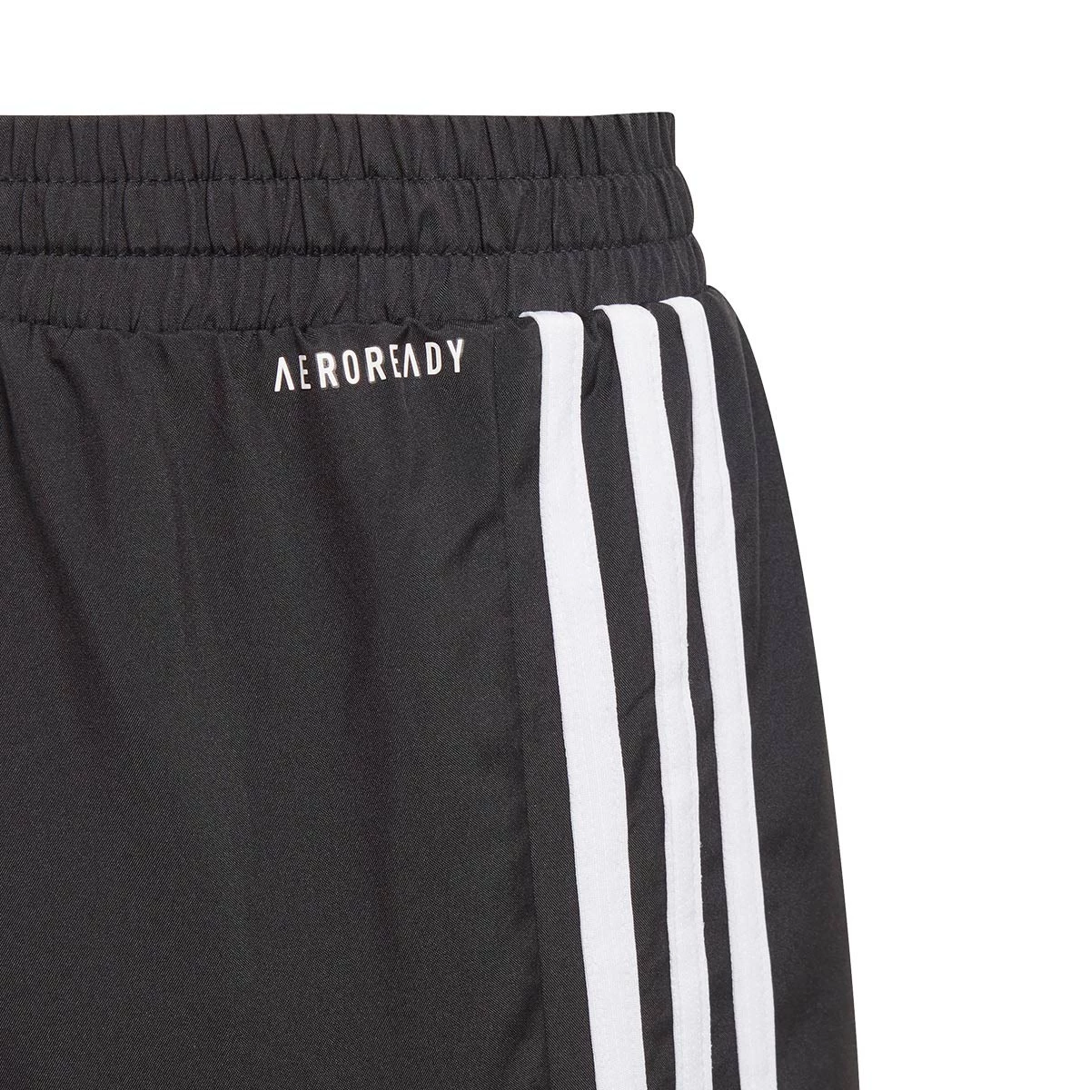 pantalon-corto-adidas-3-stripes-nina-black-white-2