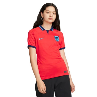 Inglaterra Segunda Equipación Stadium Mundial Qatar 2022 Mujer T-Shirt