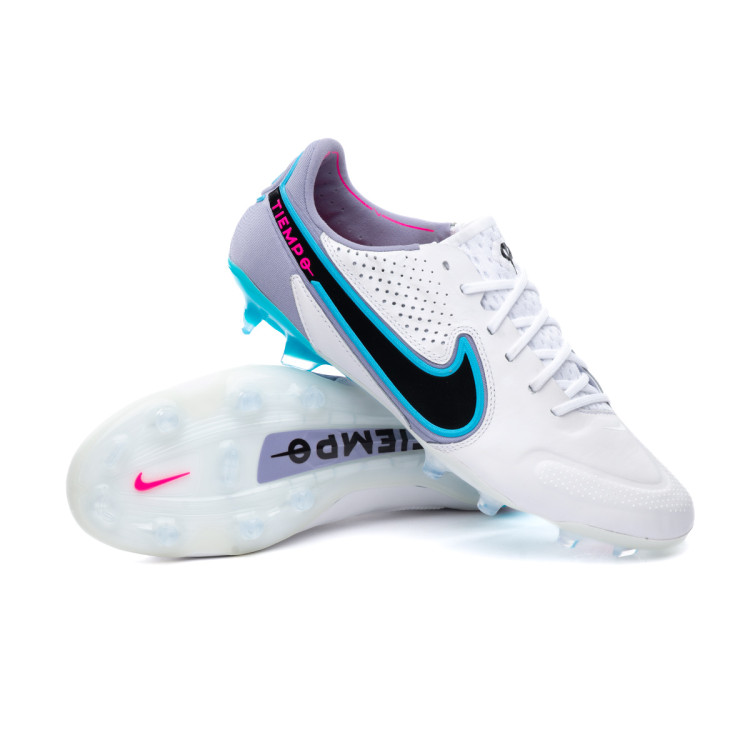 Voetbalschoenen Nike Tiempo Legend 9 Elite FG Wit-Zwart-Baltisch