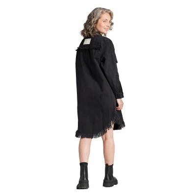 Denim Shirt Dress Mujer T-Shirt