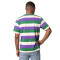 FILA Taichung Striped Dropped Shoulder Tee T-Shirt