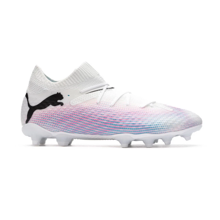 bota-puma-future-7-pro-fgag-nino-white-black-poison-pink-1