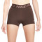Nike Pro-short voor dames Schuifbalken
