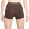 Nike Pro-short voor dames Schuifbalken