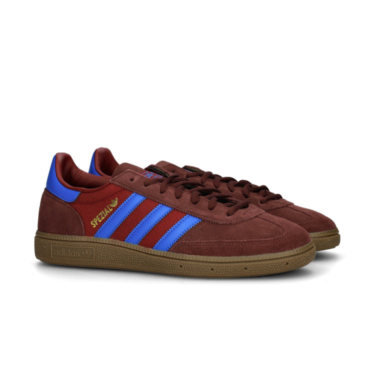 Addidas Logo Red Blue Adidas Gazelle Indoor (Blue / White / Red)