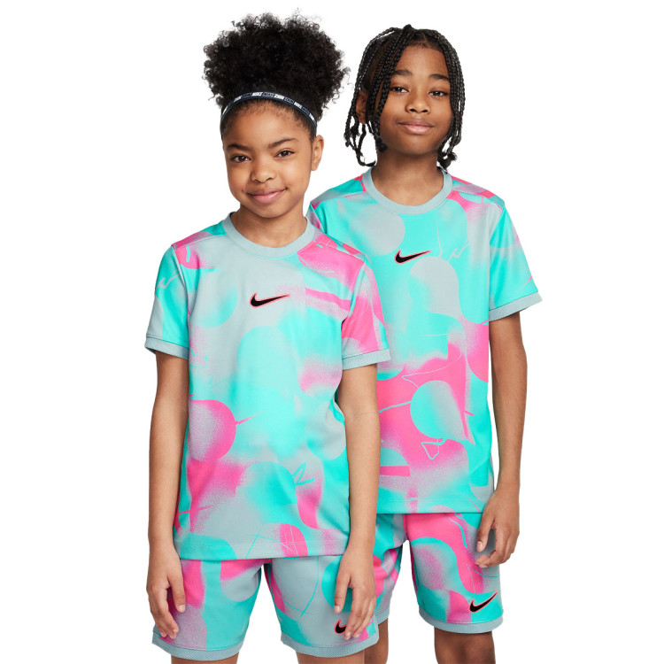nike shirts pink and blue