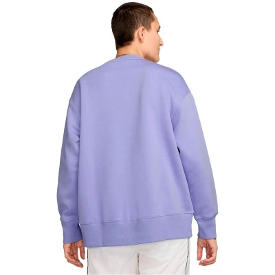 Dames Sportkleding fleece met ronde hals Sweatshirt