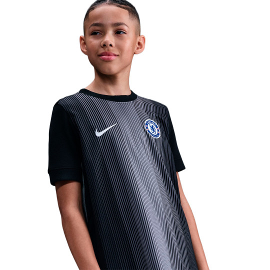 Keeper Rook Shirt Nike Kinderen Chelsea FC 2025-2026 Thuis Keepers Zwart-rook grijs ...