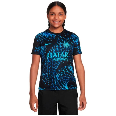Kinderen Inter Milaan 2025-2026 Pre-Match Shirt