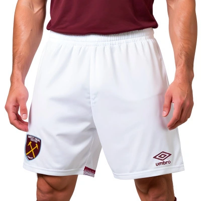 West Ham 2025-2026 Home Shorts