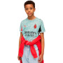 Kinderen AC Milan 2025-2026 Thuis-Modern Mint-For Alles Tijd Rood