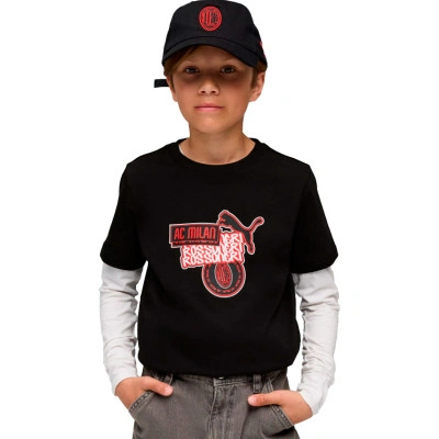 Ac Milan Fanswear 2025-2026 Niño T-Shirt