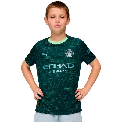 Kinderen Manchester City 2025-2026 Vierde Shirt