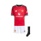 adidas Kinderen Manchester United 2025-2026 Thuis Tenue 