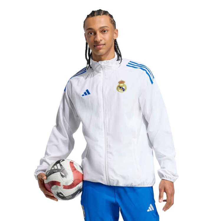 Jack adidas Real Madrid Pers/Reizen 2025-2026 Wit - Fútbol Emotion