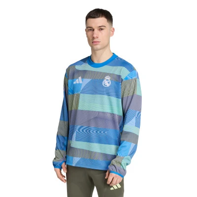 Real Madrid 2025-2026 Voorwedstrijd Sweatshirt