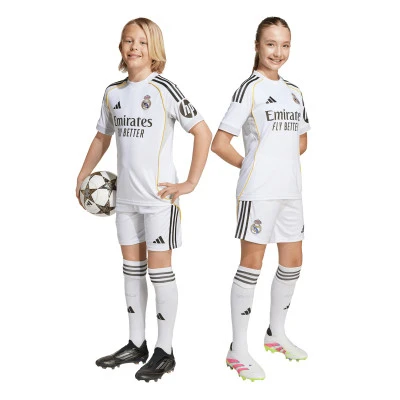 Kinderen Real Madrid 2025-2026 Thuis Tenue 
