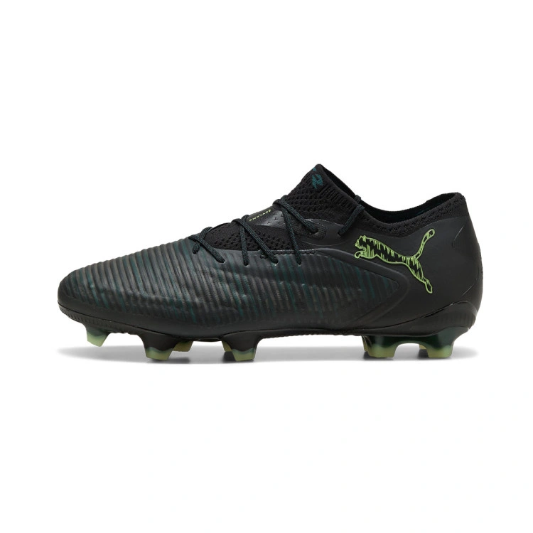 bota-puma-future-8-ultimate-low-fg-black-fizzy-light-green-terrain-2