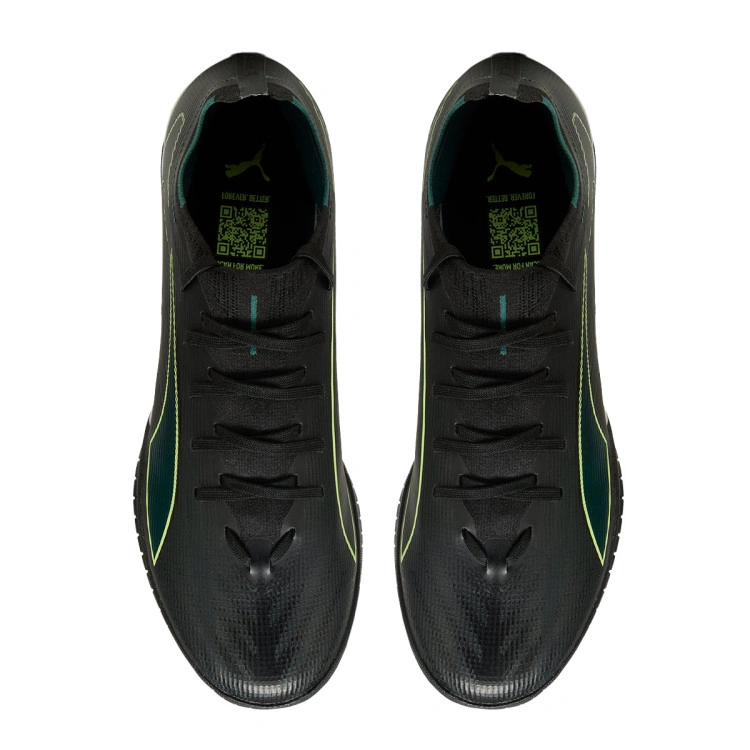 bota-puma-ultra-6-match-turf-black-fizzy-light-green-terrain-4