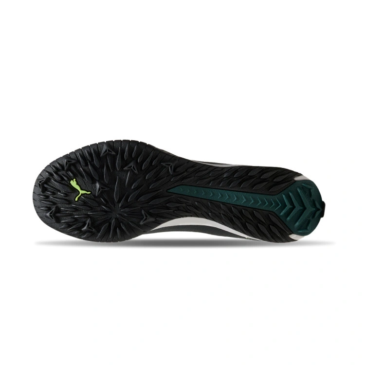 bota-puma-ultra-6-pro-cage-turf-black-fizzy-light-green-terrain-3