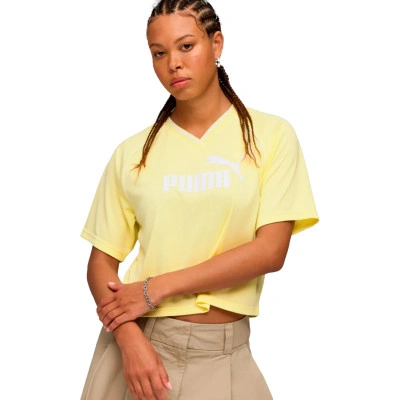 Essentials relaxed cropped Jersey voor dames T-Shirt