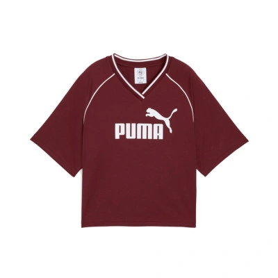 Essentials relaxed cropped Jersey voor dames T-Shirt