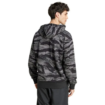 Seizoensgebonden hoodie met camouflageprint Sweatshirt