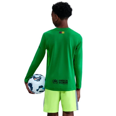 Kinderen Fc Barcelona 2025-2026 Doelman met lange mouwen Thuis Shirt