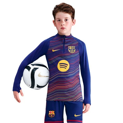 Kinderen Fc Barcelona 2025-2026 Pre-Match Sweatshirt