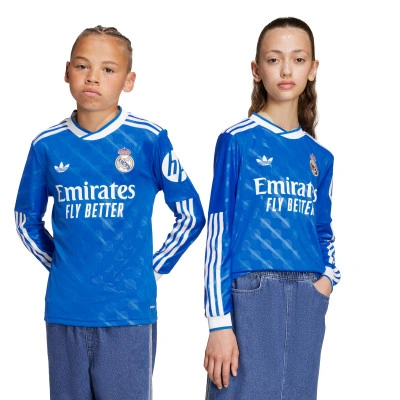 Kinderen Real Madrid 2025-2026 Lange mouw Derde Shirt