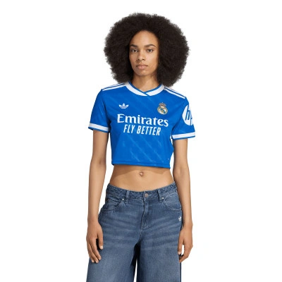 Dames Real Madrid Croptop 2025-2026 Derde Shirt