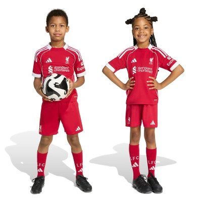 Kinderen Liverpool FC 2025-2026 Thuis Tenue 