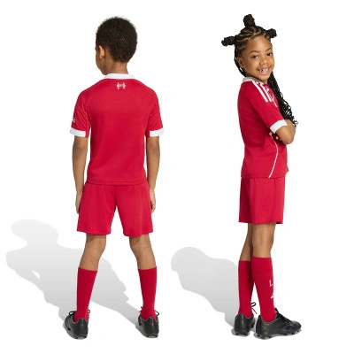 Kinderen Liverpool FC 2025-2026 Thuis Tenue