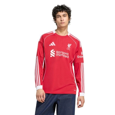 Liverpool FC 2025-2026 thuis met lange mouwen Shirt