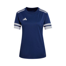 Squadra 25 Mujer T-Shirt Team Navy Blue-White