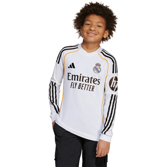 adidas Real Madrid Primera Equipación M/L 2025-2026 Niño Shirt