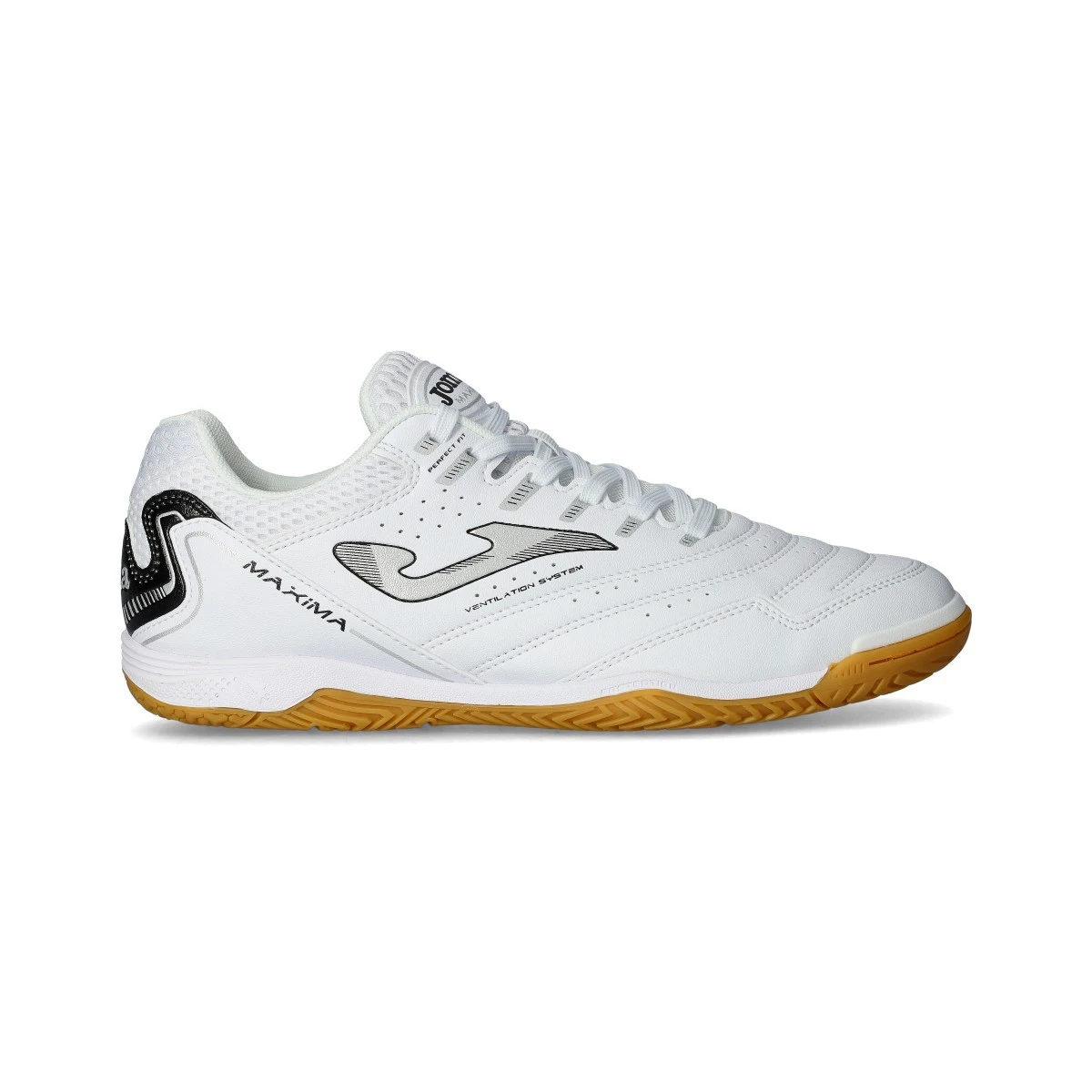 Joma - Zaalvoetbalschoenen Maxima, Unisex, Wit, 41
