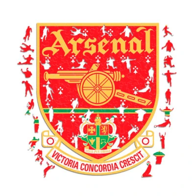 Arsenal FC Retro Puzle Madera (150 Piezas)