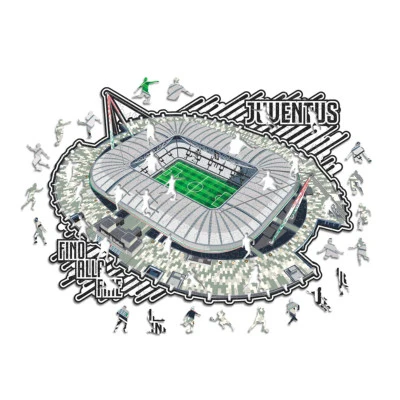 Juventus Fc Allianz Stadium Houten Puzzel Maat L (500 Stuks)