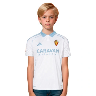 Kinderen Real Zaragoza 2025-2026 Thuis Shirt