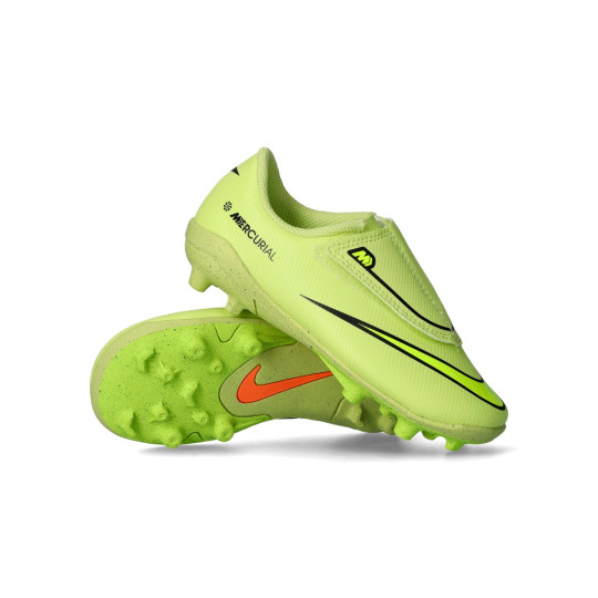 Nike Kinderen Zoom Mercurial Vapor 16 Club MG Hook-and-loop Voetbalschoenen