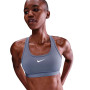 Vrouwen Swoosh Medium Ondersteuning-Wereld Indigo-Wit