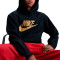 Nike Club Fleece Hdy Gold Satn Kind Sweatshirt