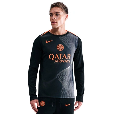 Inter Milaan Pre-Match Longsleeve 2025-2026 Shirt